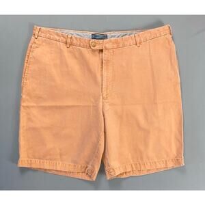 Peter Millar Winston Flat Front Washed Pima Cotton Twill Chino Shorts. Men's 40